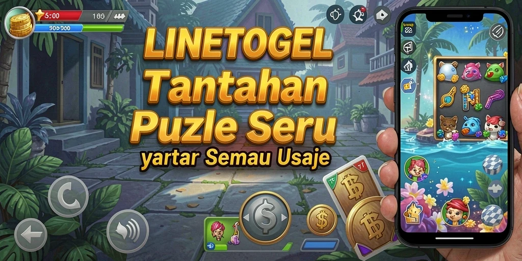 Gameplay seru LINETOGEL penuh tantangan Puzzle.