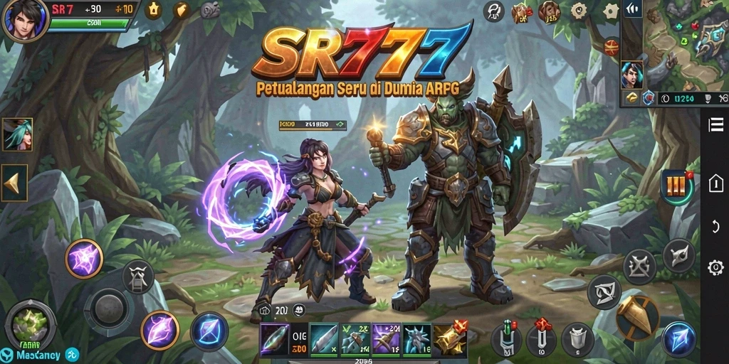 Tampilan gameplay SR777 yang seru dalam aksi ARPG.